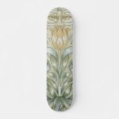 William Morris Lily en Granaatappel Bloem Classic Persoonlijk Skateboard (Voorkant)