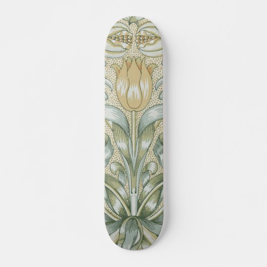 William Morris Lily en Granaatappel Bloem Classic Persoonlijk Skateboard (Voorkant)