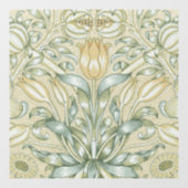 William Morris Lily en Granaatappel Bloem Classic Raamsticker (Vel)