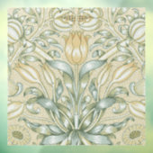 William Morris Lily en Granaatappel Bloem Classic Raamsticker (Vel 3)