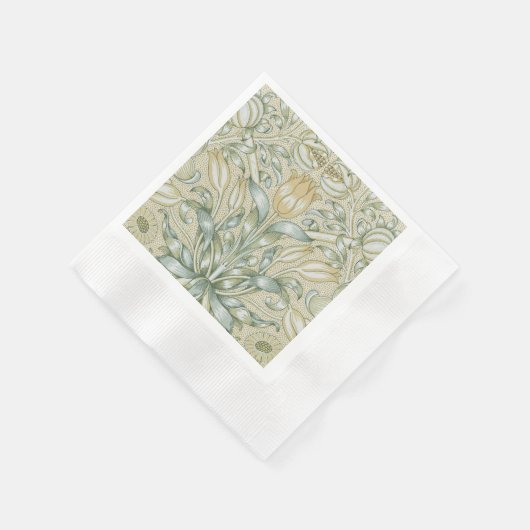 William Morris Lily en Granaatappel Bloem Classic Servet (Hoek)