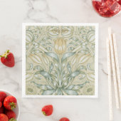 William Morris Lily en Granaatappel Bloem Classic Servet (Insitu)