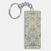 William Morris Lily en Granaatappel Bloem Classic Sleutelhanger (Voorkant Links)