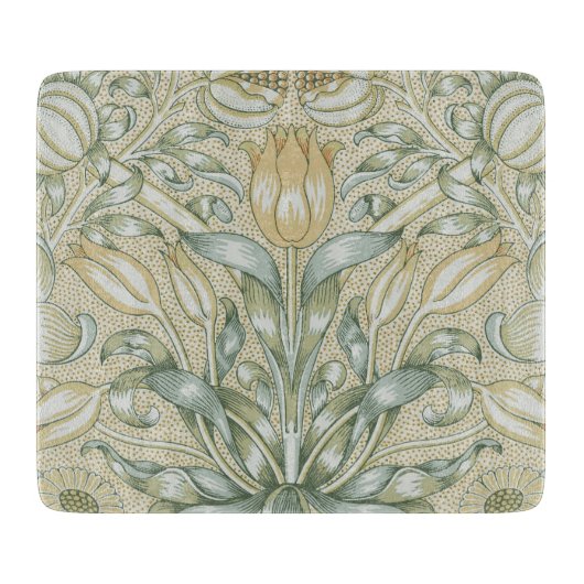 William Morris Lily en Granaatappel Bloem Classic Snijplank (Voorkant)