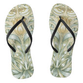 William Morris Lily en Granaatappel Bloem Classic Teenslippers (Voetbed)