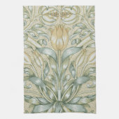 William Morris Lily en Granaatappel Bloem Classic Theedoek (Verticaal)