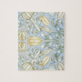 William Morris Lily en granaatappel Bloemenpatroon Legpuzzel (Verticaal)