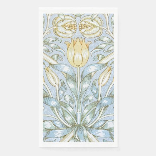 William Morris Lily en granaatappel Bloemenpatroon Servet (Voorkant)