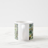 William Morris Lily Floral Chintz Pattern Espresso Kop (Achterkant)