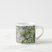 William Morris Lily Floral Chintz Pattern Espresso Kop (Rechts)