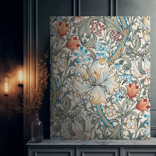 William Morris Lily  Pattern Canvas Print