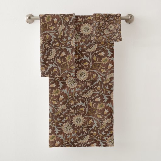 William Morris Little Flower Carpet Bad Handdoek (Insitu)