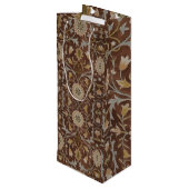 William Morris Little Flower Carpet Wijn Cadeautas (Achterkant Gekanteld)