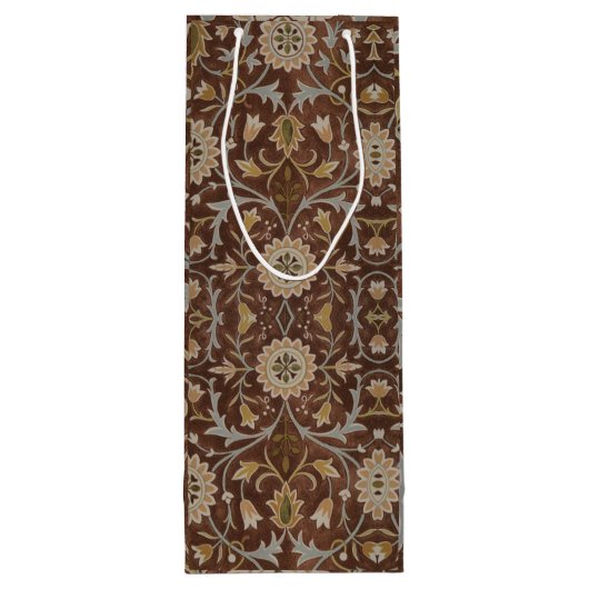 William Morris Little Flower Carpet Wijn Cadeautas (Achterkant)