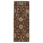 William Morris Little Flower Carpet Wijn Cadeautas (Voorkant)