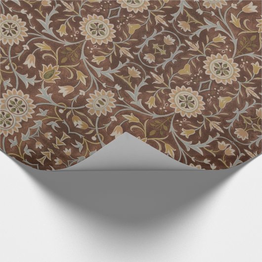 William Morris Little Flower Carpet Wrapping Paper Cadeaupapier (Hoek)