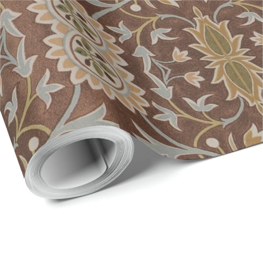 William Morris Little Flower Carpet Wrapping Paper Cadeaupapier (Rol Hoek)