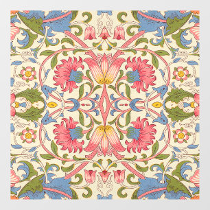 William Morris Lodden bloembehang Raamsticker