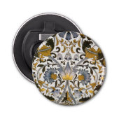 William Morris Lodden bloembloem Button Flesopener (Voorkant)