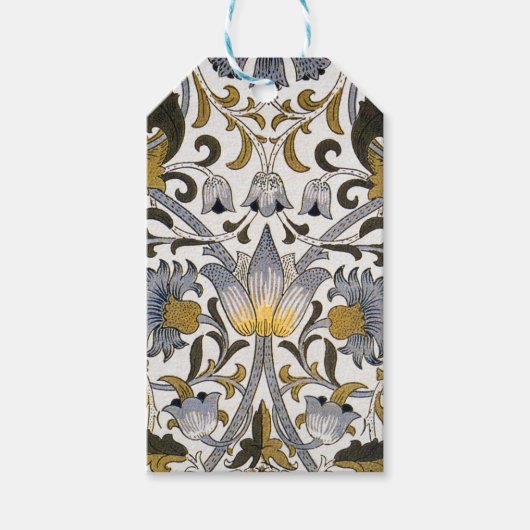 William Morris Lodden bloembloem Cadeaulabel (Voorkant)