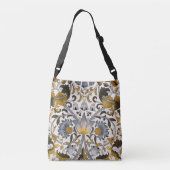 William Morris Lodden bloembloem Crossbody Tas (Achterkant)