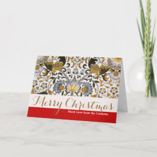 William Morris Lodden bloembloem Feestdagen Kaart