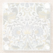 William Morris Lodden bloembloem Glazen Onderzetter (Achterkant)