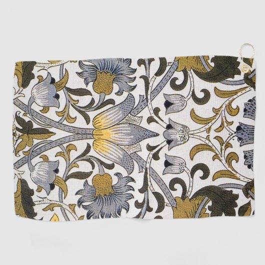 William Morris Lodden bloembloem Golfhanddoek (Horizontaal)