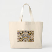William Morris Lodden bloembloem Grote Tote Bag (Voorkant)