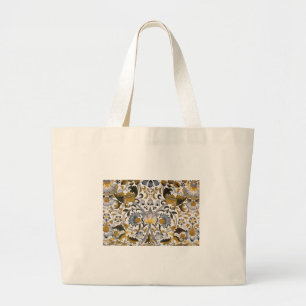 William Morris Lodden bloembloem Grote Tote Bag