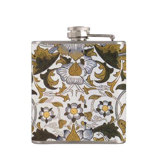 William Morris Lodden bloembloem Heupfles (Achterkant)