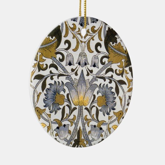 William Morris Lodden bloembloem Keramisch Ornament (Rechts)