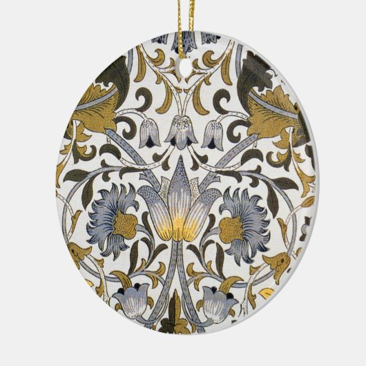 William Morris Lodden bloembloem Keramisch Ornament (Links)