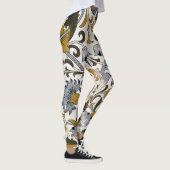 William Morris Lodden bloembloem Leggings (Rechts)