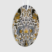 William Morris Lodden bloembloem Ornament (voorkant)