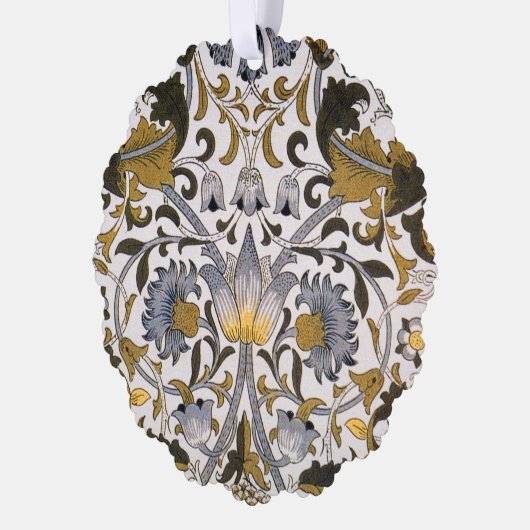 William Morris Lodden bloembloem Ornament Kaart (Links)