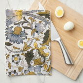 William Morris Lodden bloembloem Theedoek (Quarter Fold)