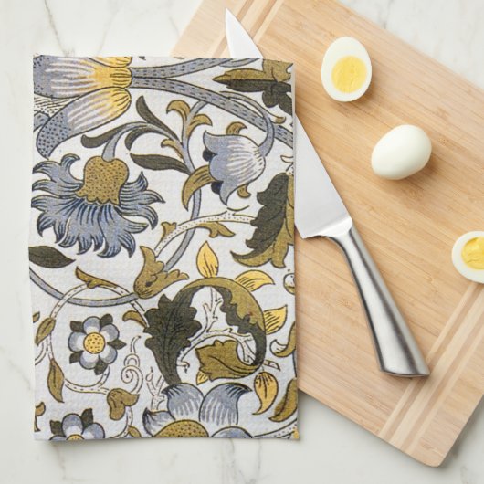 William Morris Lodden bloembloem Theedoek (Quarter Fold)