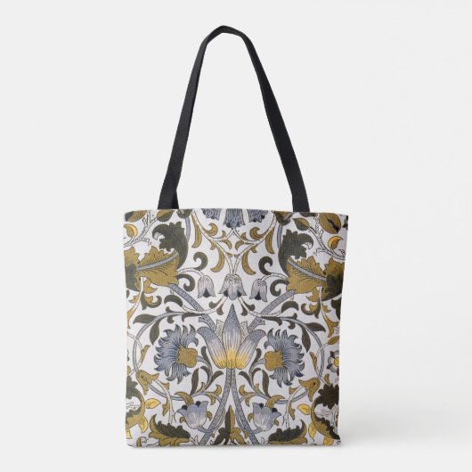 William Morris Lodden bloembloem Tote Bag (Achterkant)