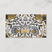 William Morris Lodden bloembloem Visitekaartje (Achterkant)