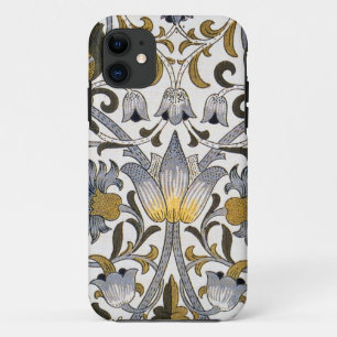 William Morris Lodden Bloempatroon: Blauwe Goud  Case-Mate iPhone Case