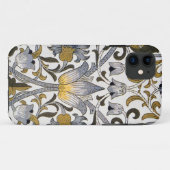 William Morris Lodden Bloempatroon: Blauwe Goud  Case-Mate iPhone Case (Achterkant (horizontaal))