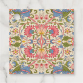William Morris Lodden Bloempatroon Pastel Bedankjes Labels (Voorkant)
