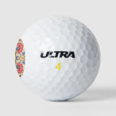 William Morris Lodden Bloempatroon Pastel Golfballen (Logo)