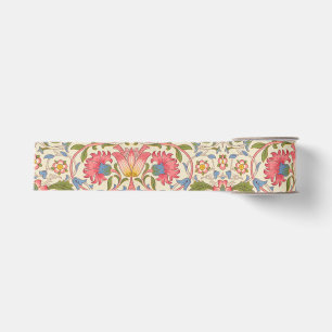 William Morris Lodden Bloempatroon Pastel Grosgrain Lint