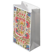 William Morris Lodden Bloempatroon Pastel Klein Cadeauzakje (Voorkant Gekanteld)