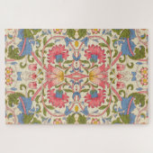 William Morris Lodden Bloempatroon Pastel Legpuzzel (Horizontaal)