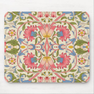 William Morris Lodden Bloempatroon Pastel  Muismat