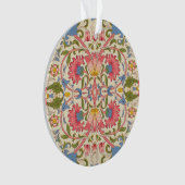 William Morris Lodden Bloempatroon Pastel Ornament (voorkant)