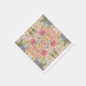 William Morris Lodden Bloempatroon Pastel Servet (Hoek)